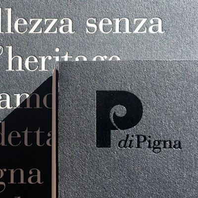 concept and graphic design for the visual identity of PdiPigna