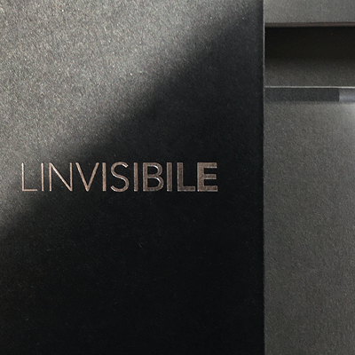 concept and graphic design for the visual identity and the catalogue of Linvisibile