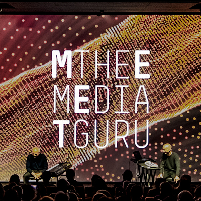 concept and graphic design for the event Meet the Media Guru
